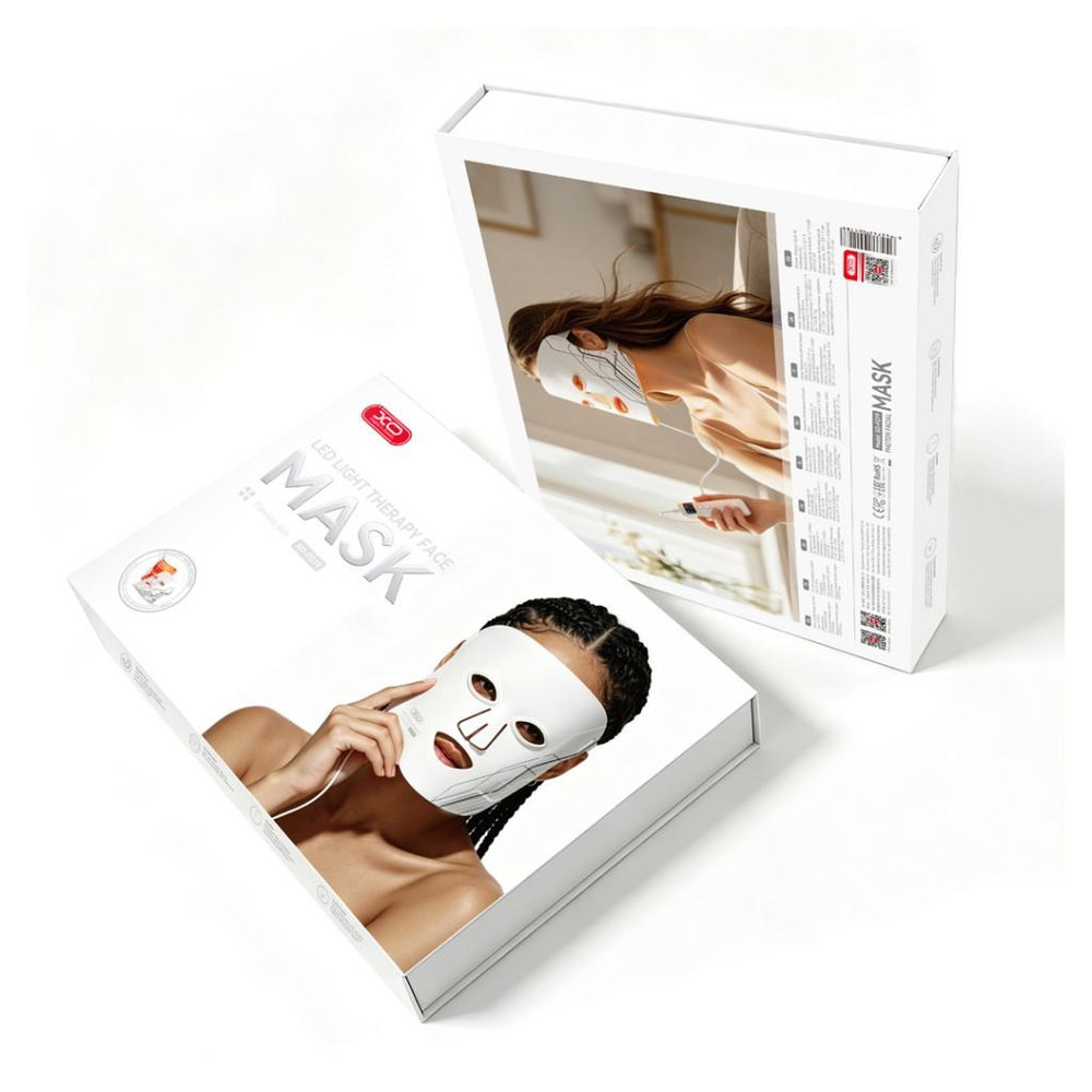 XO XO-FG19 Face Mask - Cilt Yenileyici Profesyonel LED Işık Terapisi Maskesi