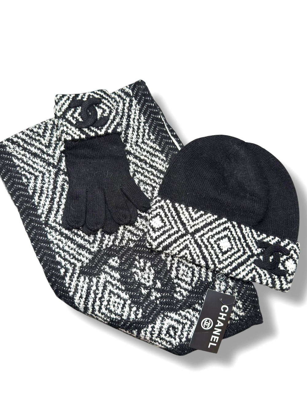 Marka Atkı Bere Eldiven Set