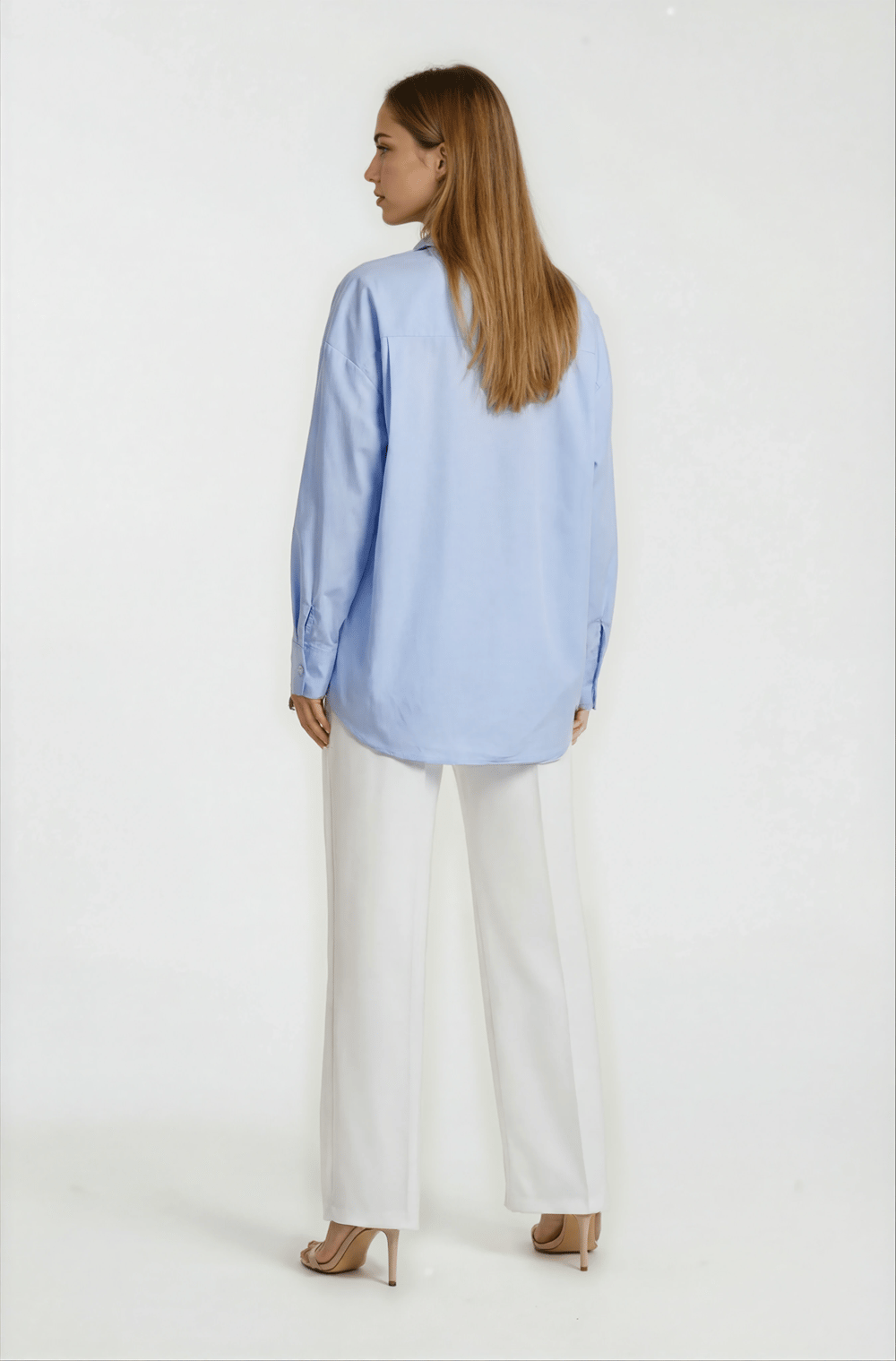 Antonina Oversize Gömlek AÇIK MAVİ