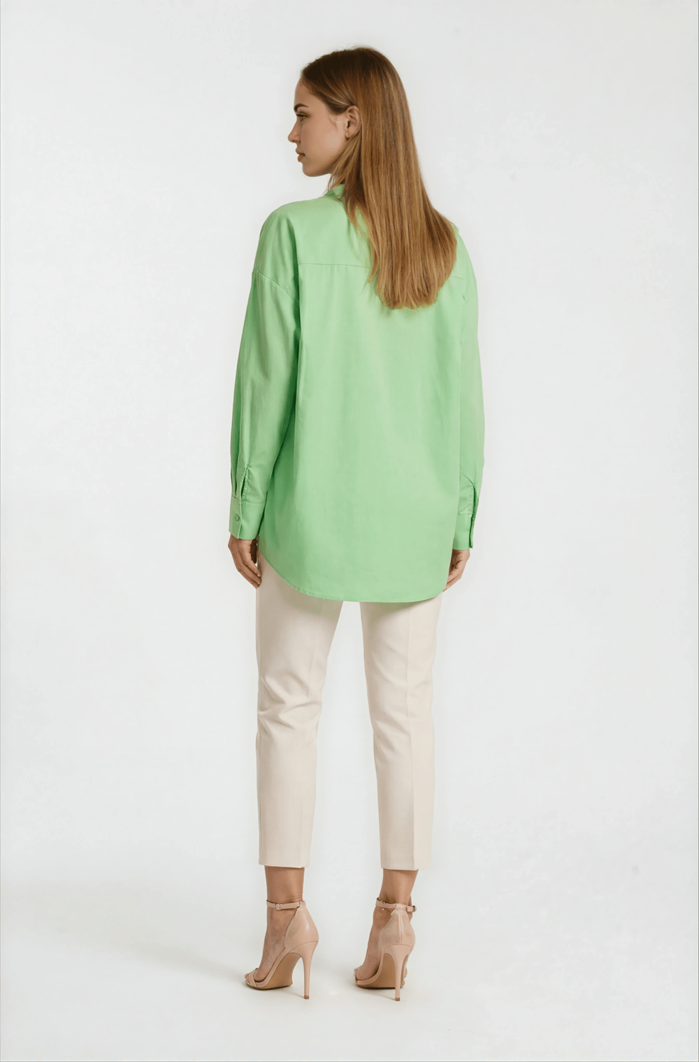 Antonina Oversize Gömlek AÇIK YEŞİL