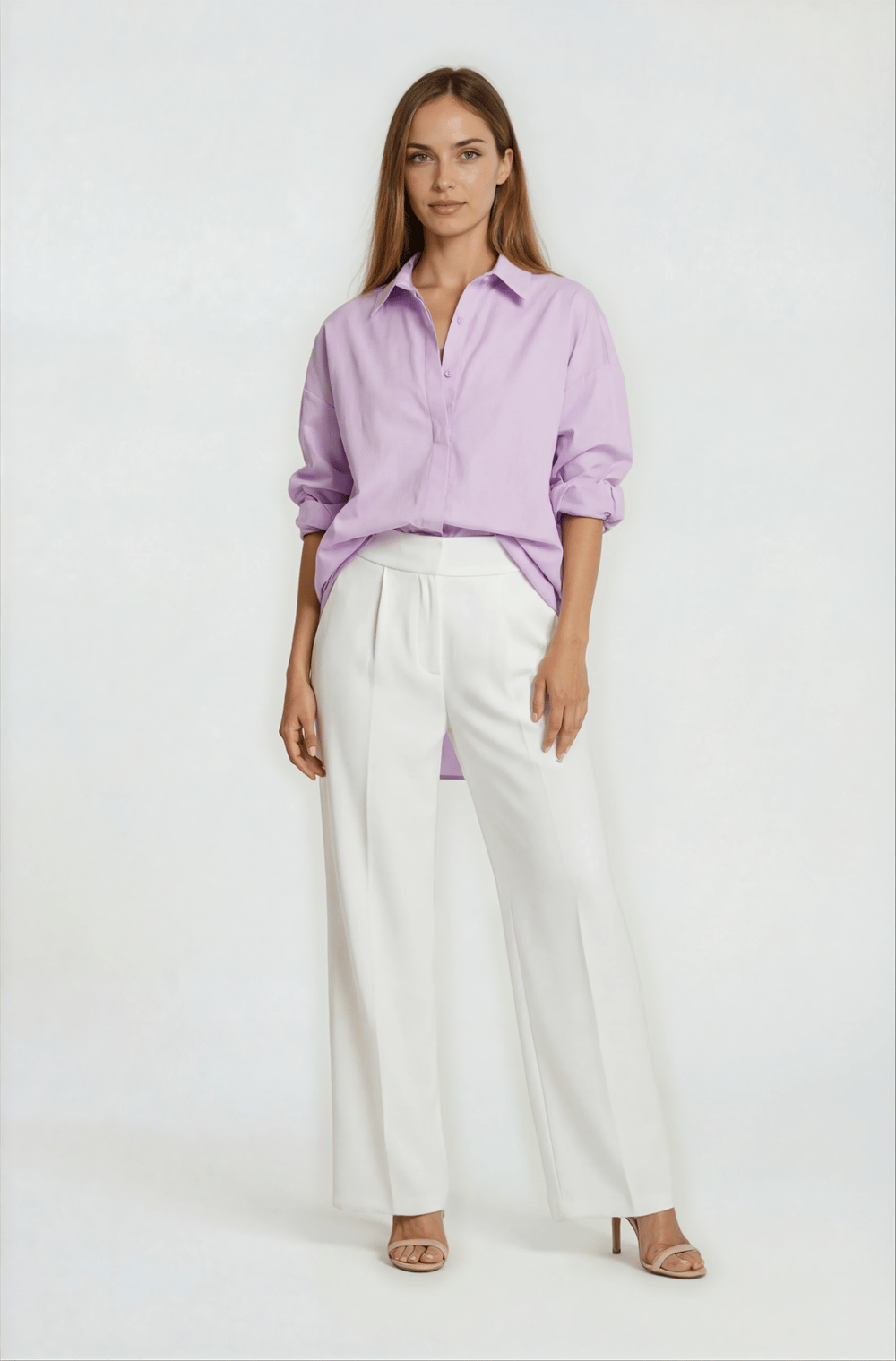Antonina Oversize Gömlek LİLA