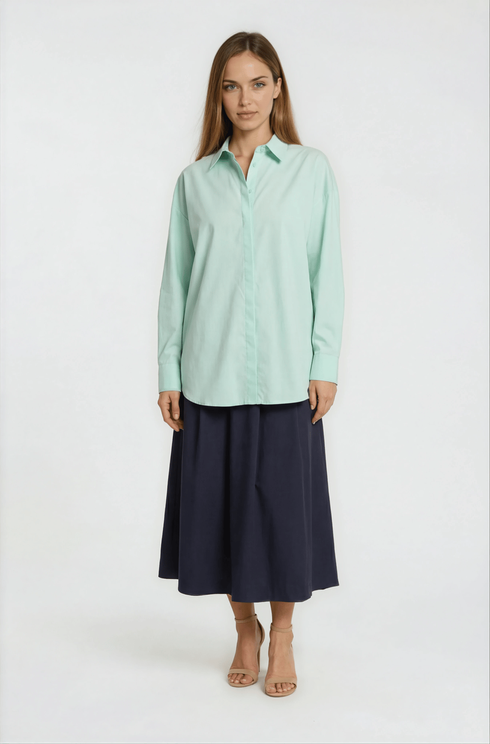 Antonina Oversize Gömlek MİNT
