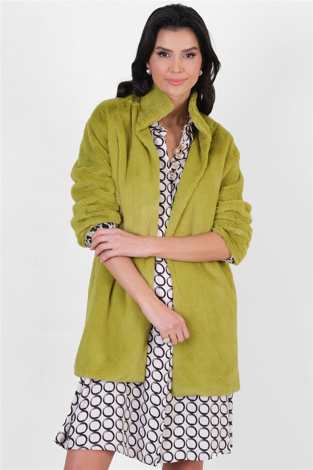 Berlin Peluş Kaban YEŞİL