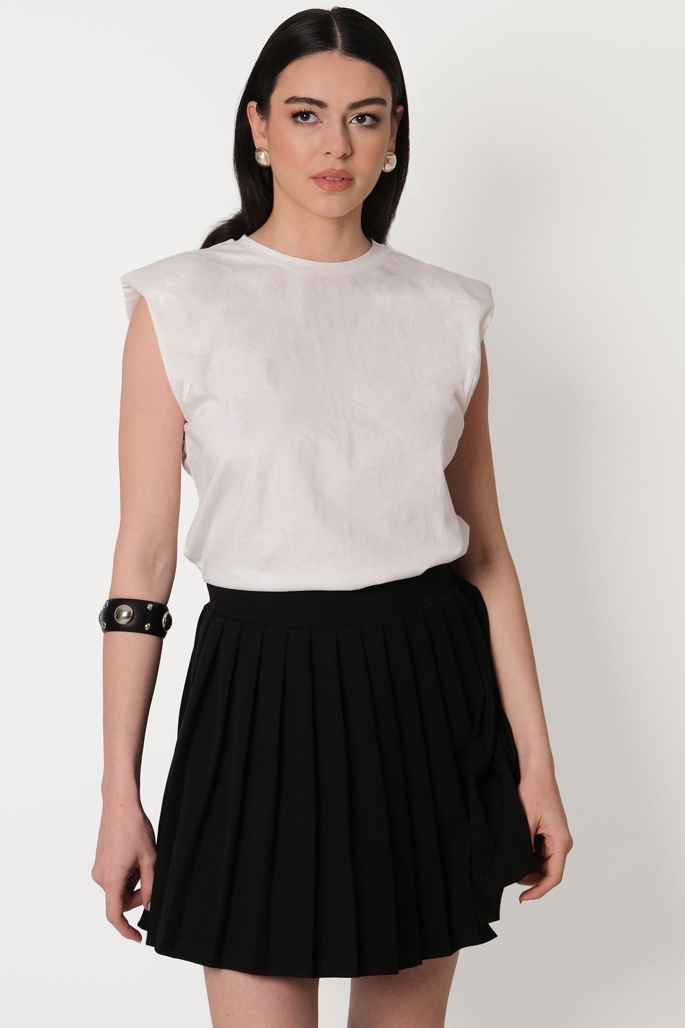 Caprioglio Vatkalı Kolsuz Basic EKRU