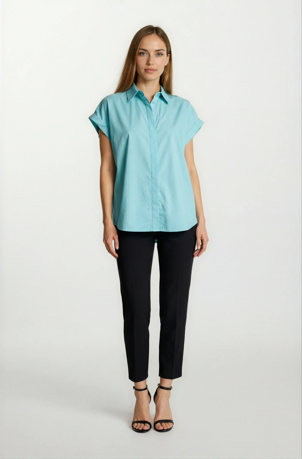 Danta Erkek Duble Kısa Kol Bluz TURKUAZ