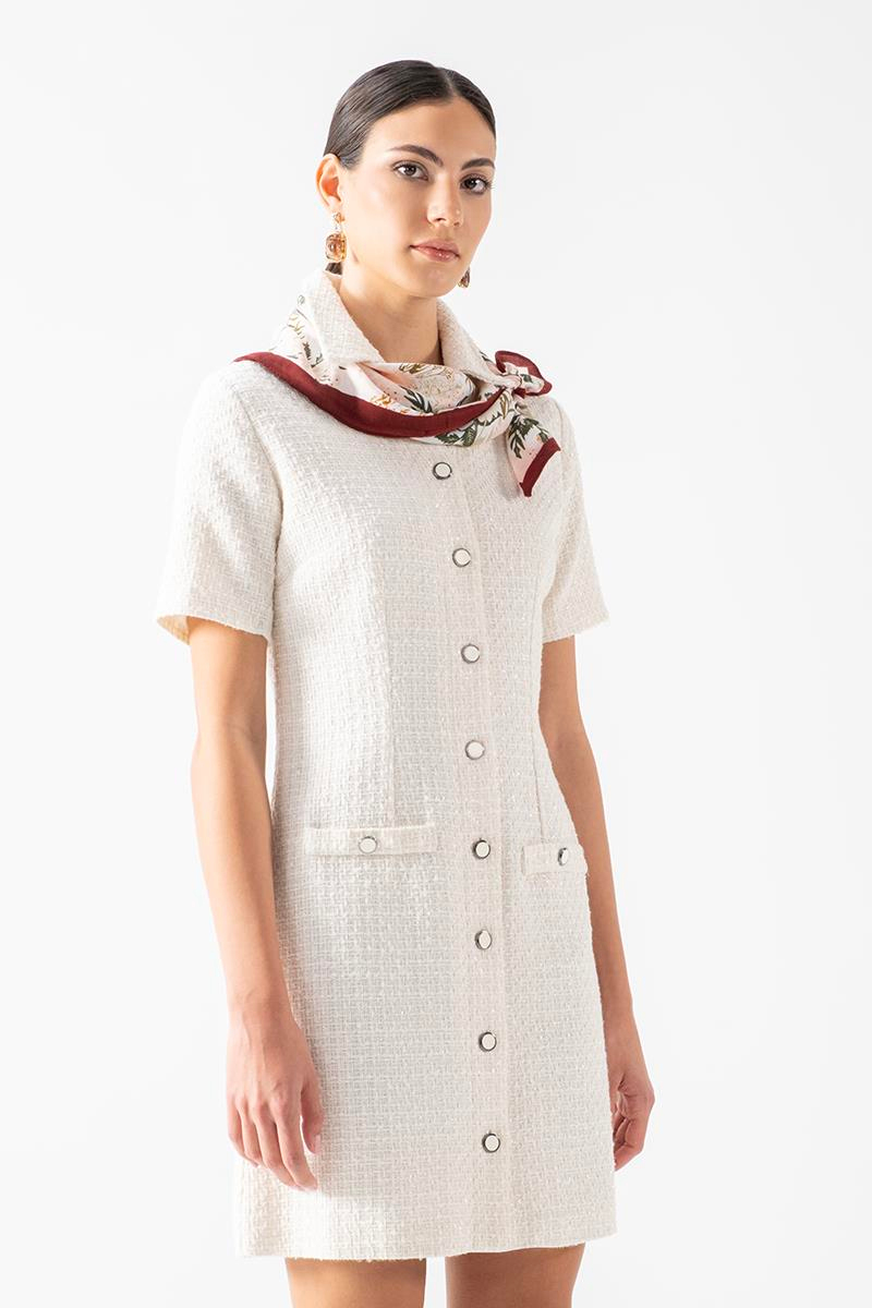 Dolcissima Desenli Fular PEMBE