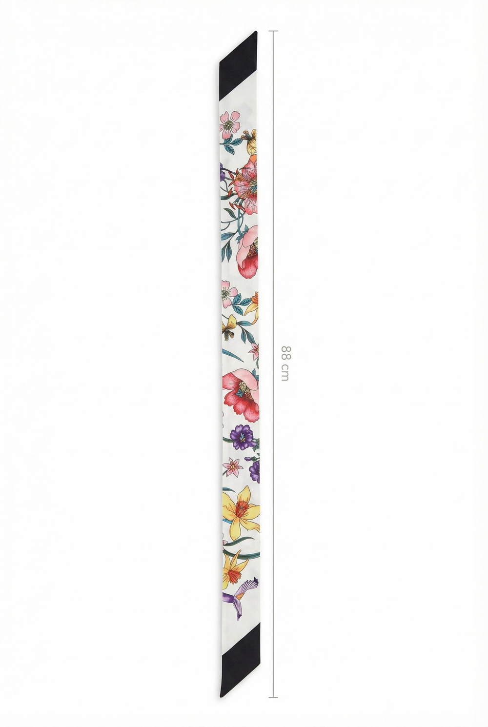 Twilly İnce Fular 88x5 cm EKRU