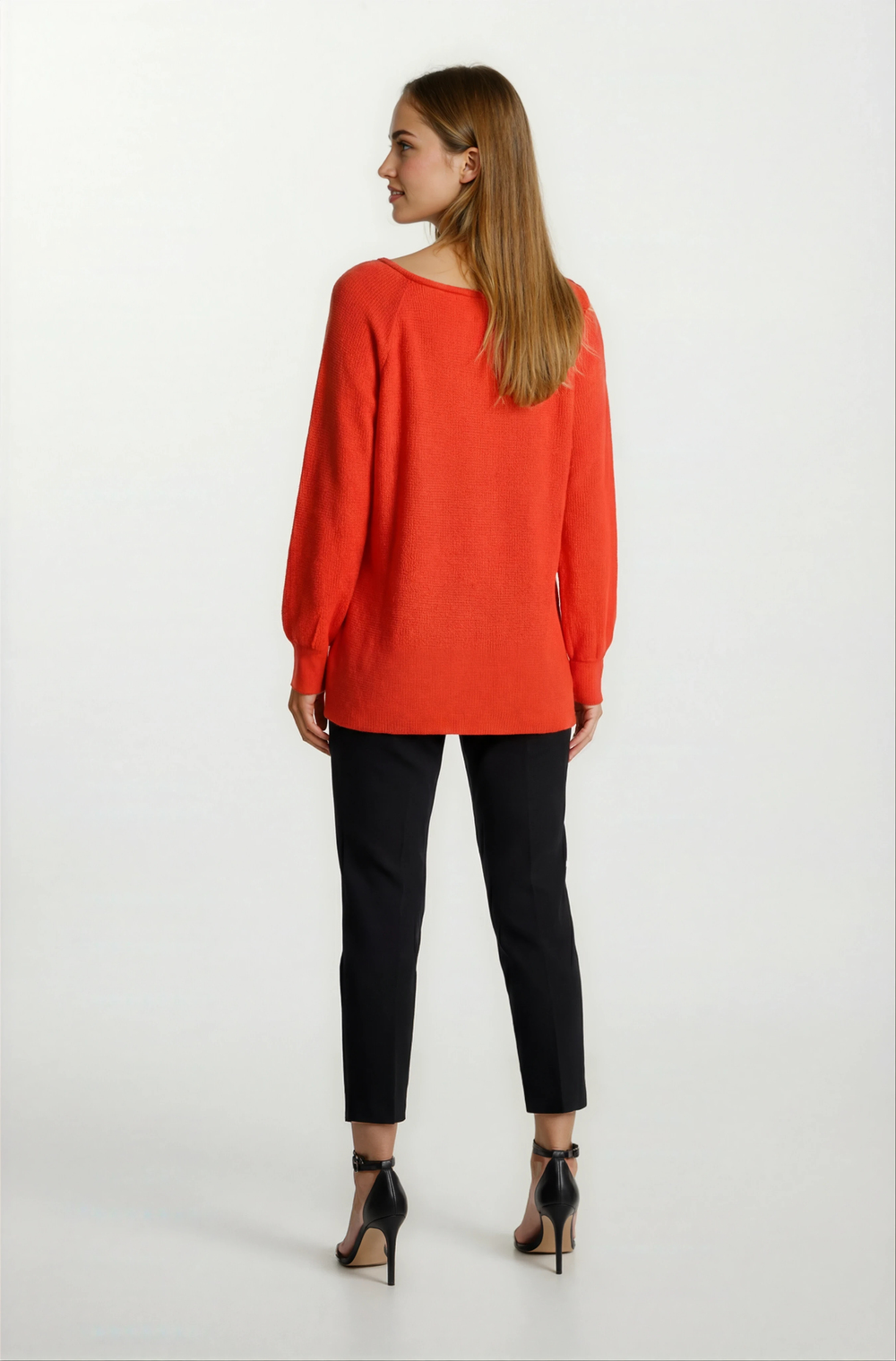 Duquenne U Yaka Triko KIRMIZI