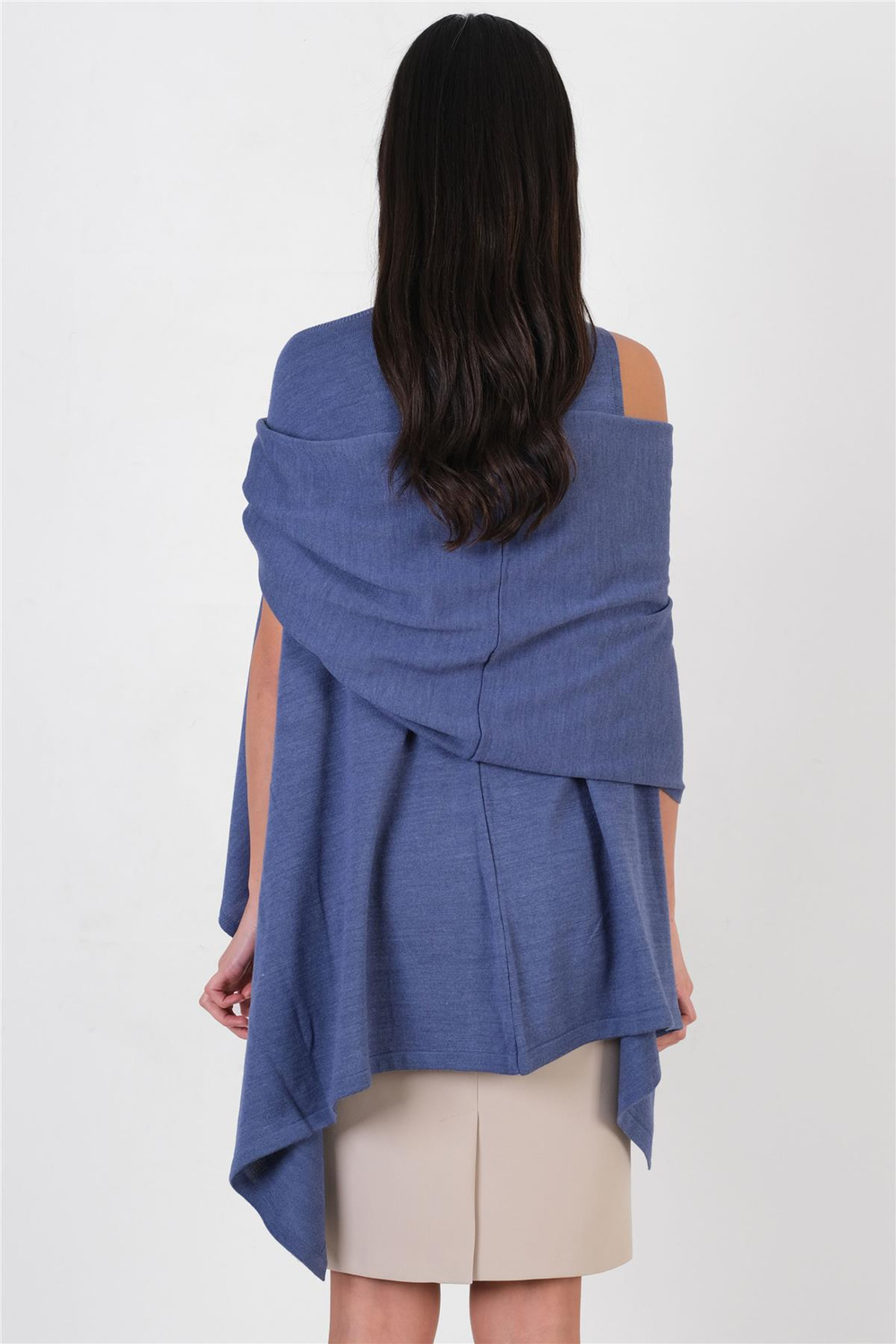 Feliciana Geniş Kesim Triko İNDİGO