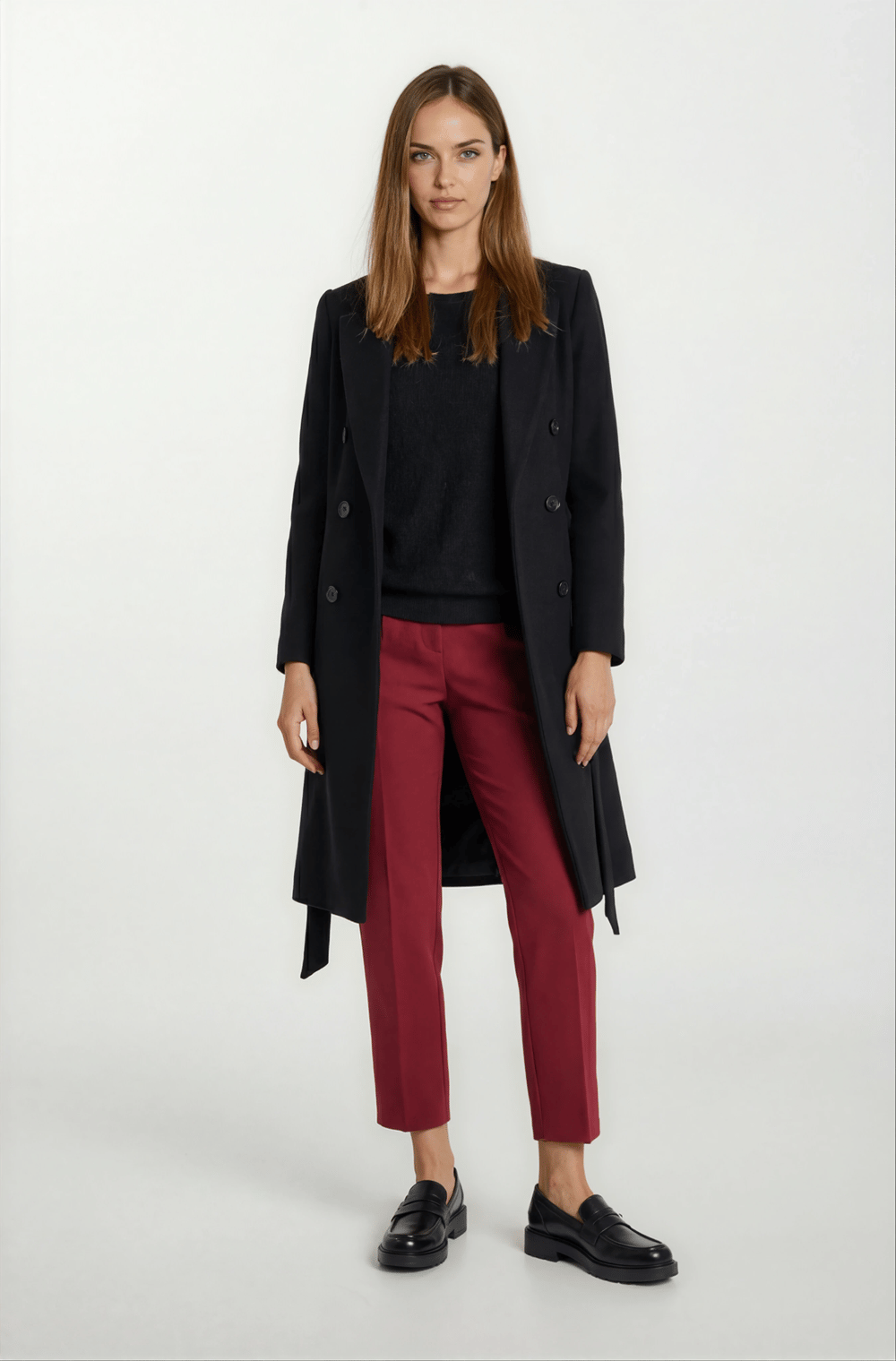 Orfello Mono Yaka Kruvaze Kaban SİYAH