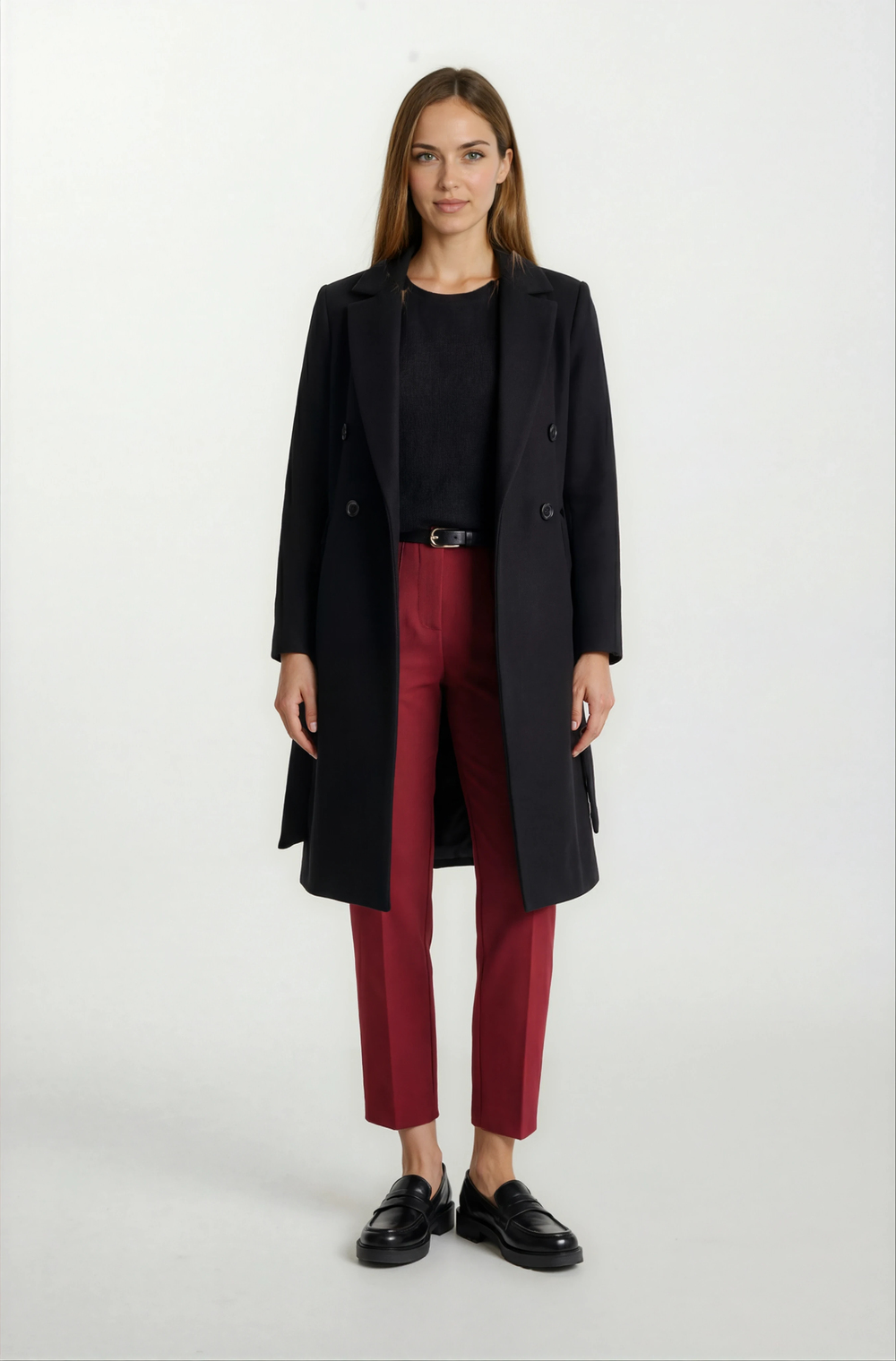 Orfello Mono Yaka Kruvaze Kaban SİYAH