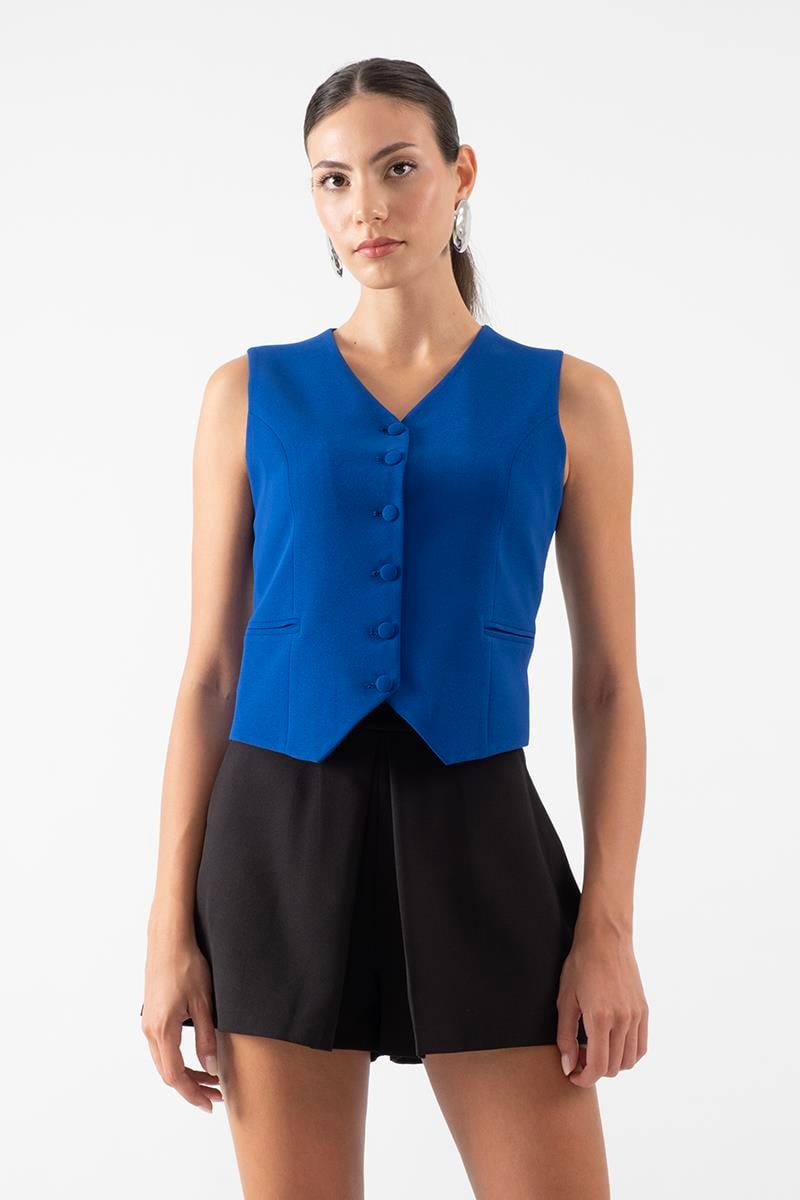 Rennison Kemersiz A Pile Şort SİYAH