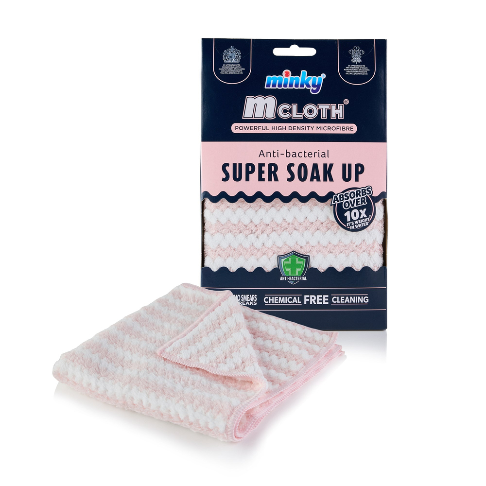 Minky MCloth Süper Emici Kurulama Bezi - Pembe