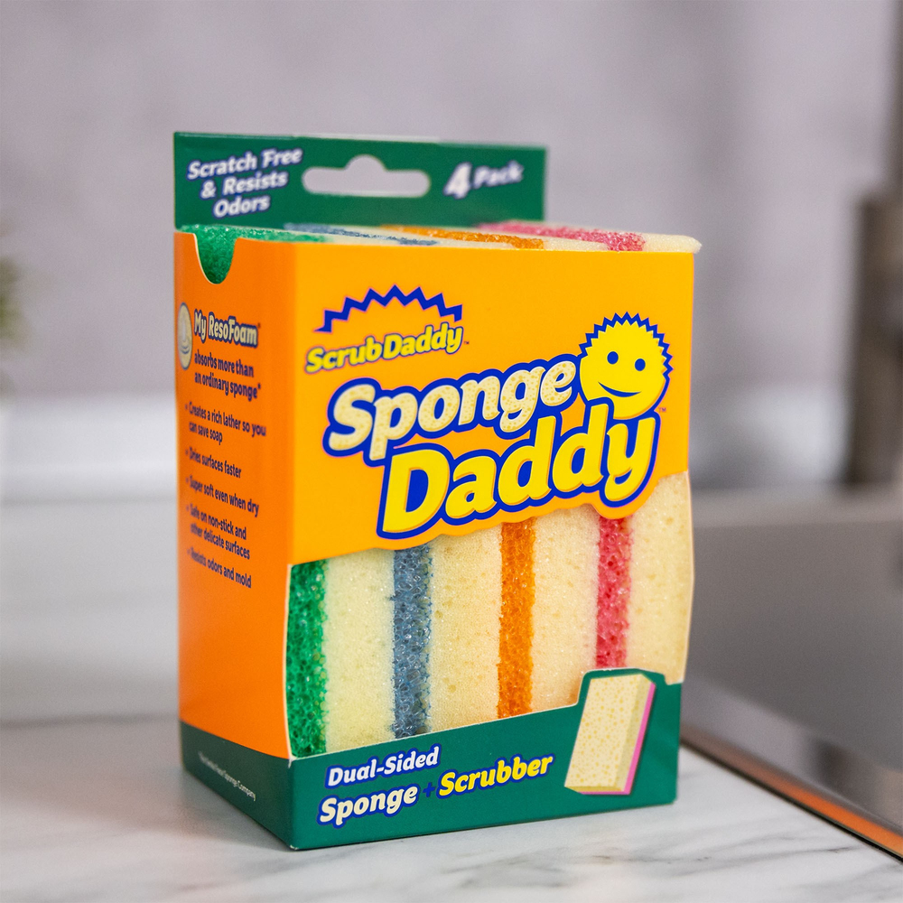 Sponge Daddy Bulaşık Süngeri (4'lü Paket)
