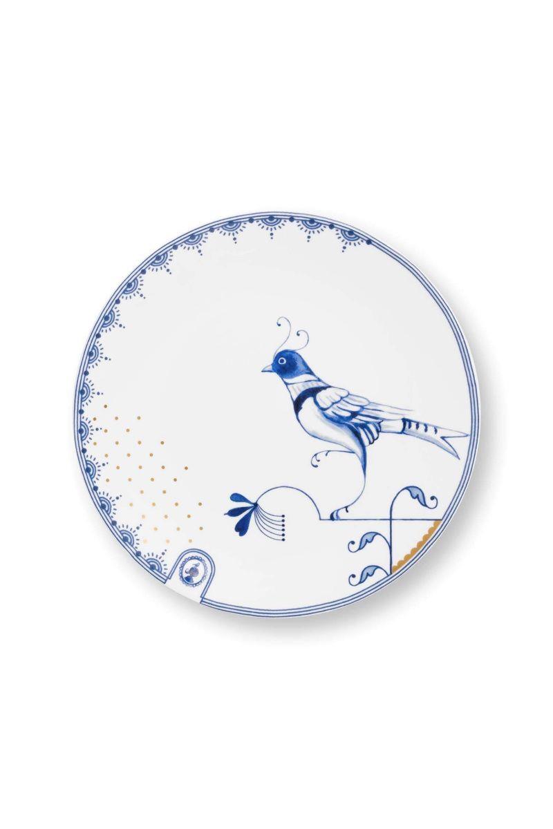 Beyaz Porselen Pasta Tabağı 18 Cm