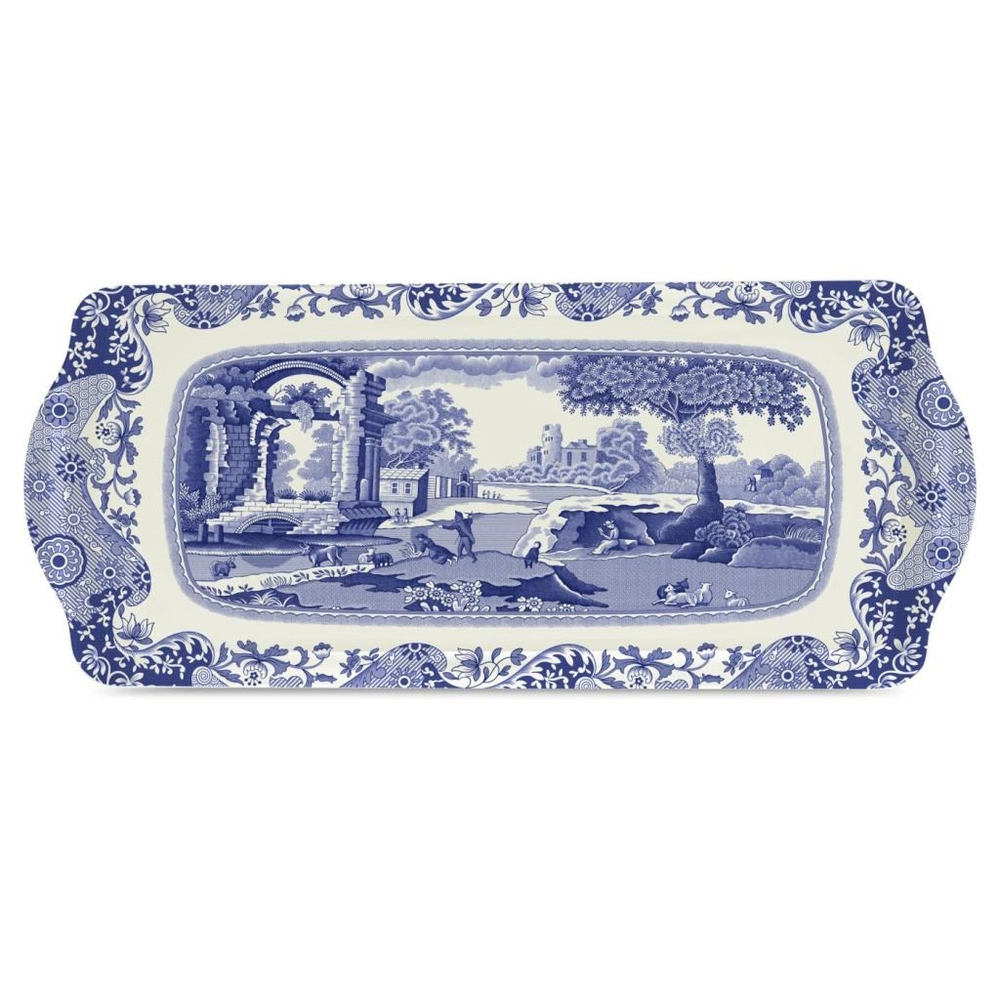 Blue Italian 38,5 Cm Melamin Sandviç Tepsisi