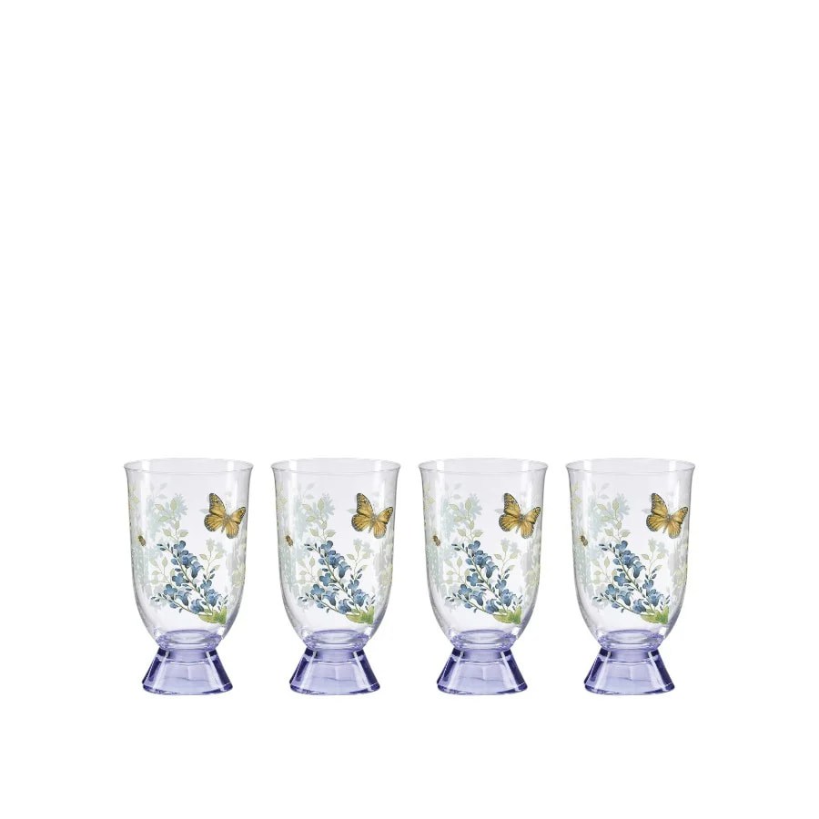 Butterfly Herbs Su/Meşrubat Bardağı 4'lü Set