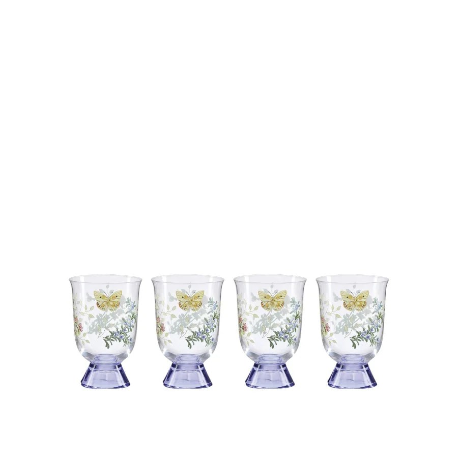 Butterfly Herbs Su/Meşrubat Bardağı 4'lü Set