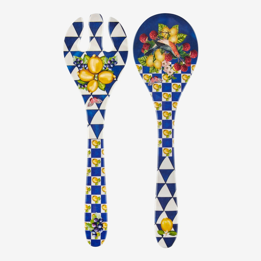 Chiara Alessi Mavi Melamin Servis Seti 28 Cm
