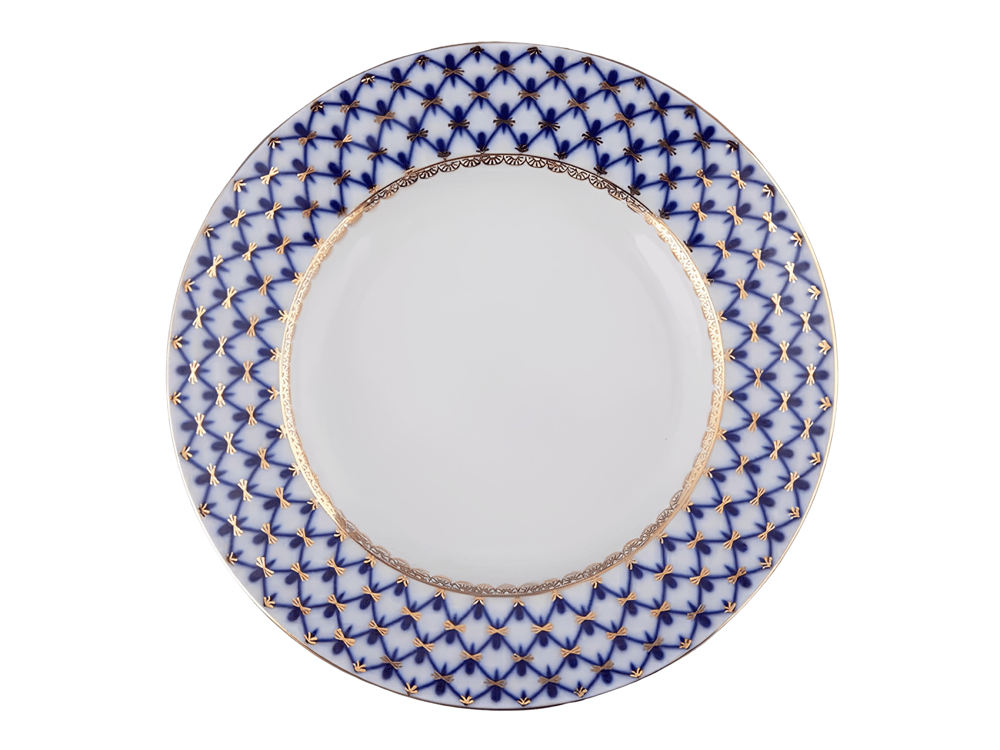 Cobalt Net Pasta Tabağı Düz Kenar 18 cm 