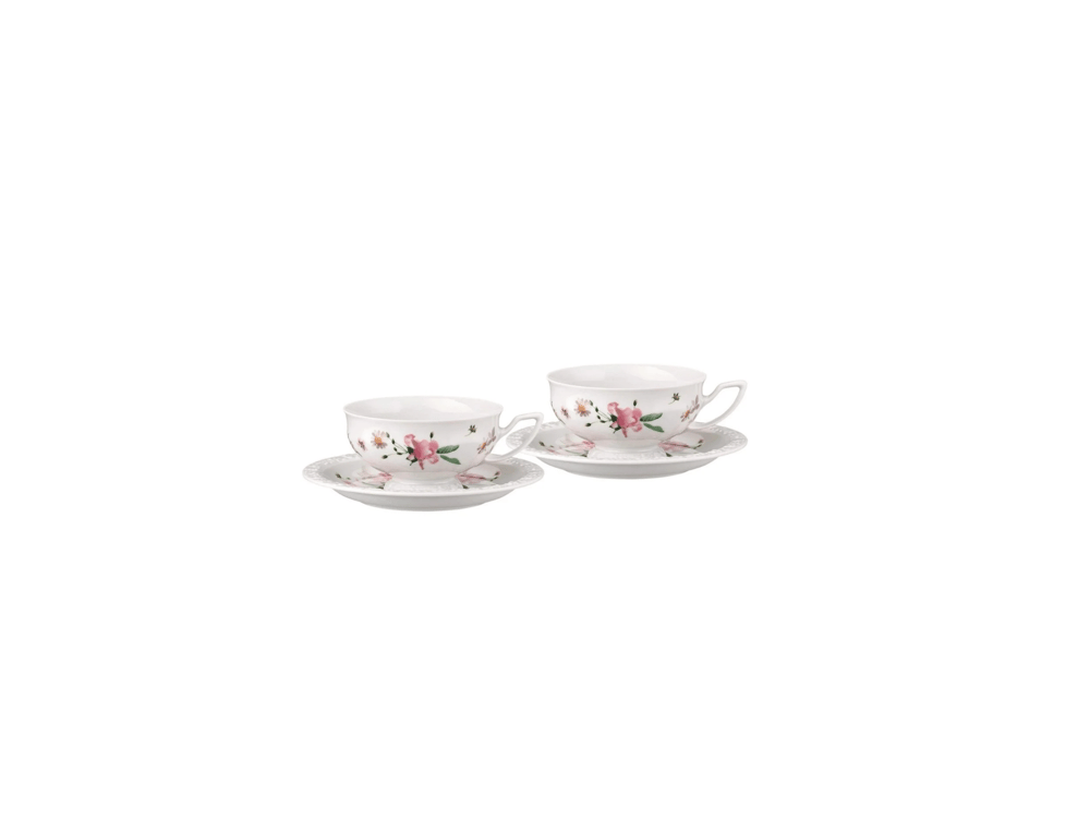 Maria Pink Rose Çay Seti 4 Parça 