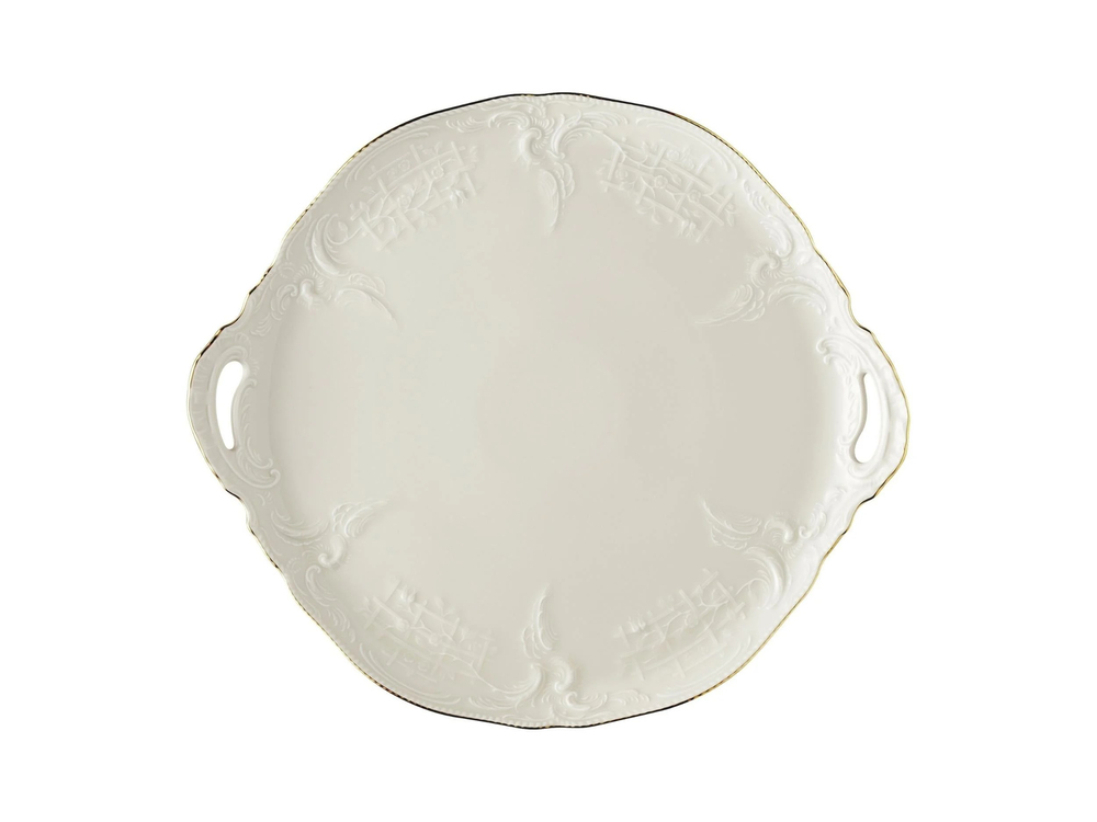 Pasta Sunum 35 cm Sanssouci Elfenbein Gold