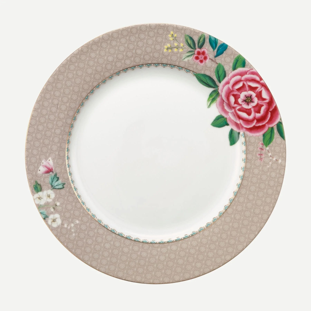 Pip Studio Haki Porselen Yemek Tabağı 26,5 Cm