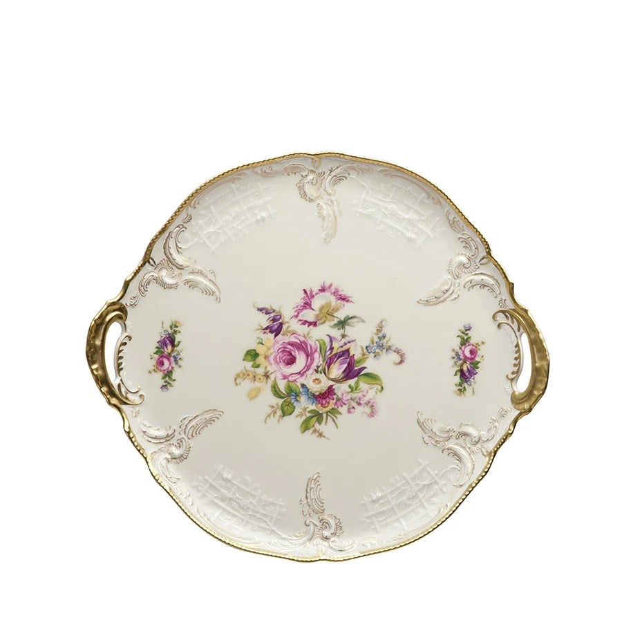 Sanssouci Elfenbein Diplomat Porselen Servis Tabağı 35 cm