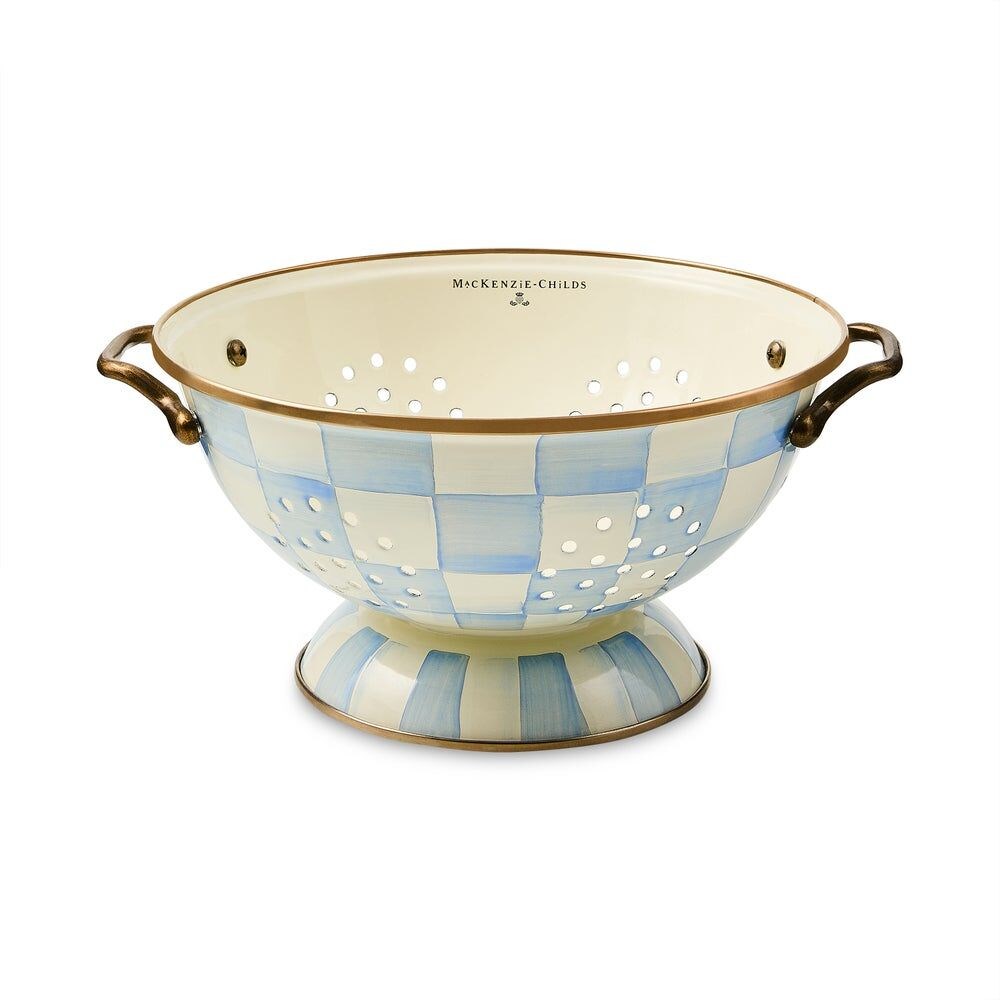 Sky Check Small Colander