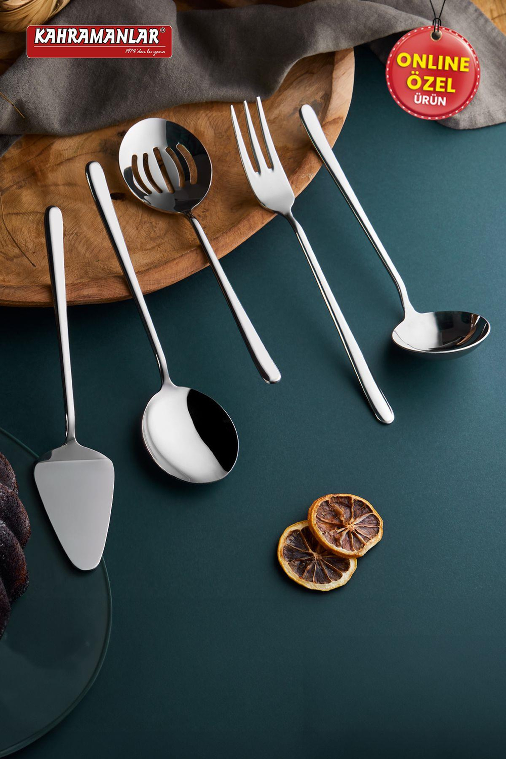 KahramanlarMasaüstü Servis Seti 5 Parça Bahar9008