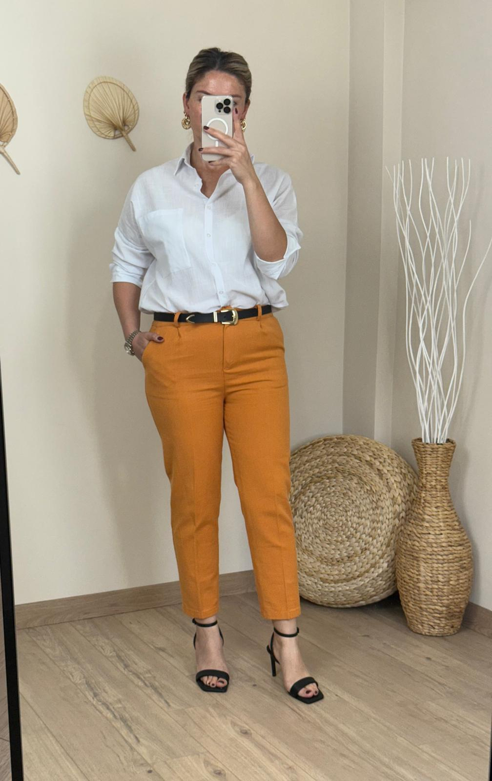 PREMİUM KALİTE KEMERLİ HARDAL PANTALONPANTOLON
