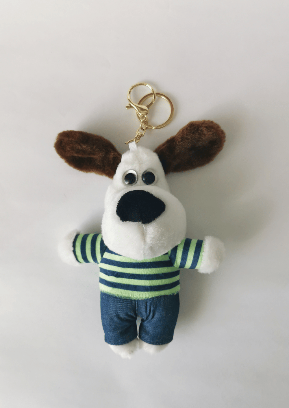 Sevimli Köpek Peluş Oyuncak Anahtarlık Charm