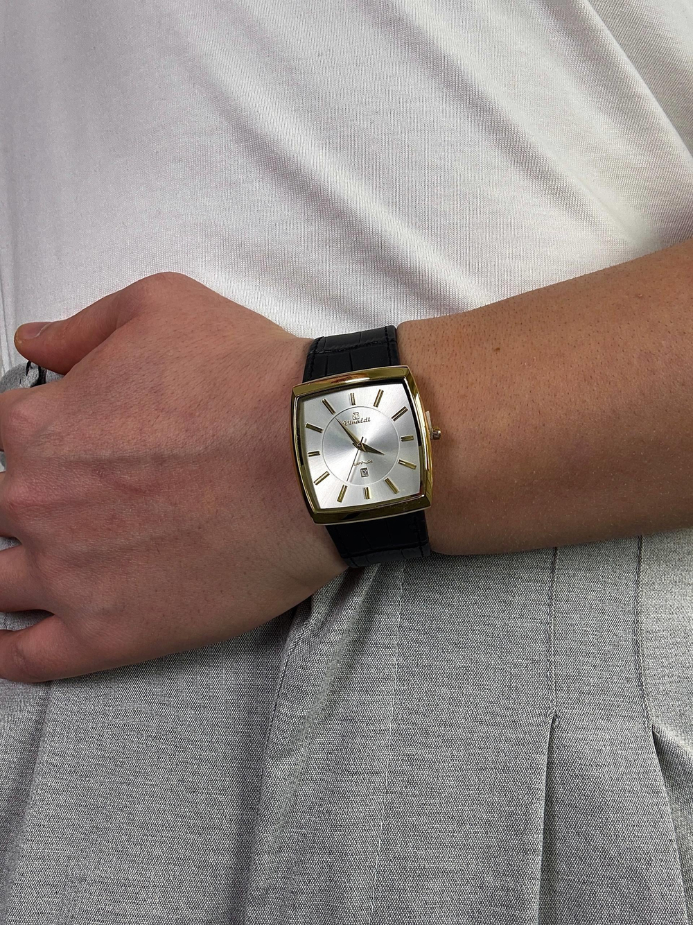 Aura White Leather Cord Vintage Wristhwatch VV