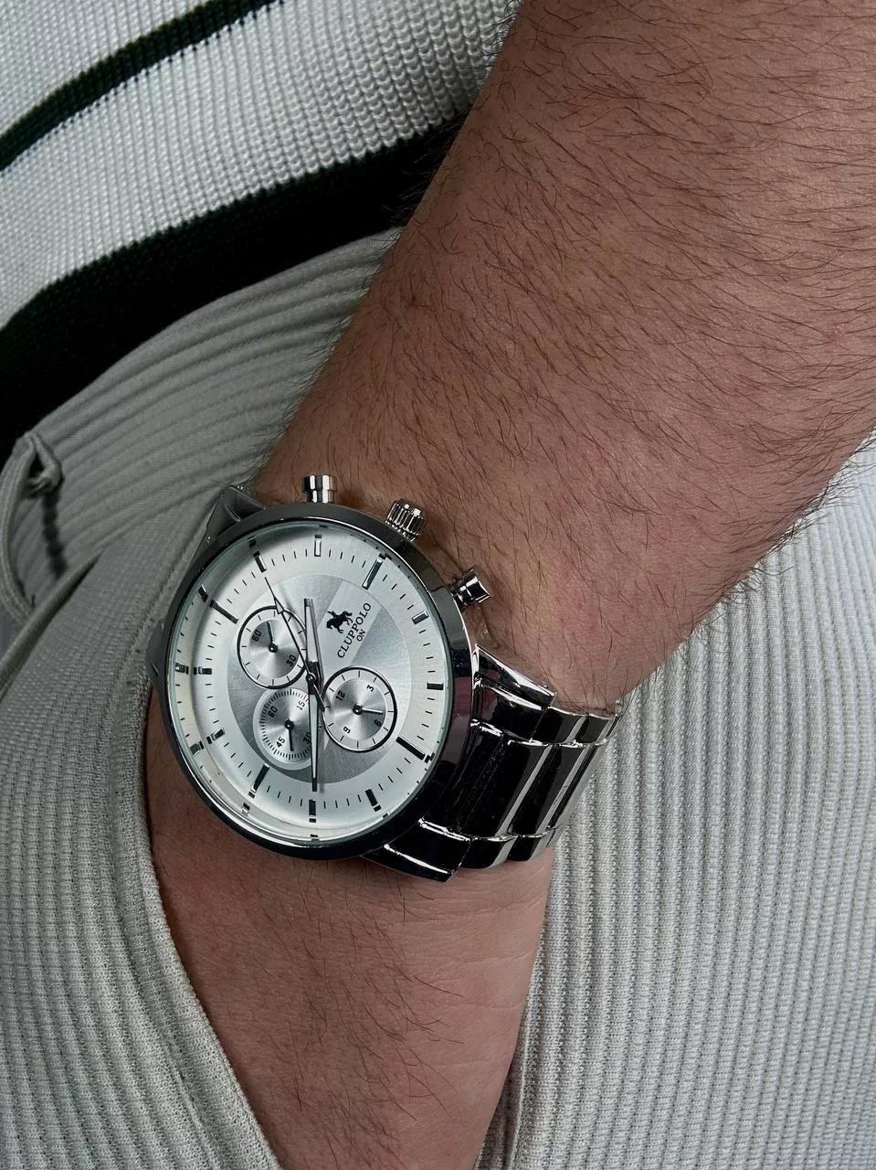 C.H White Screen Vintage Wristhwatch