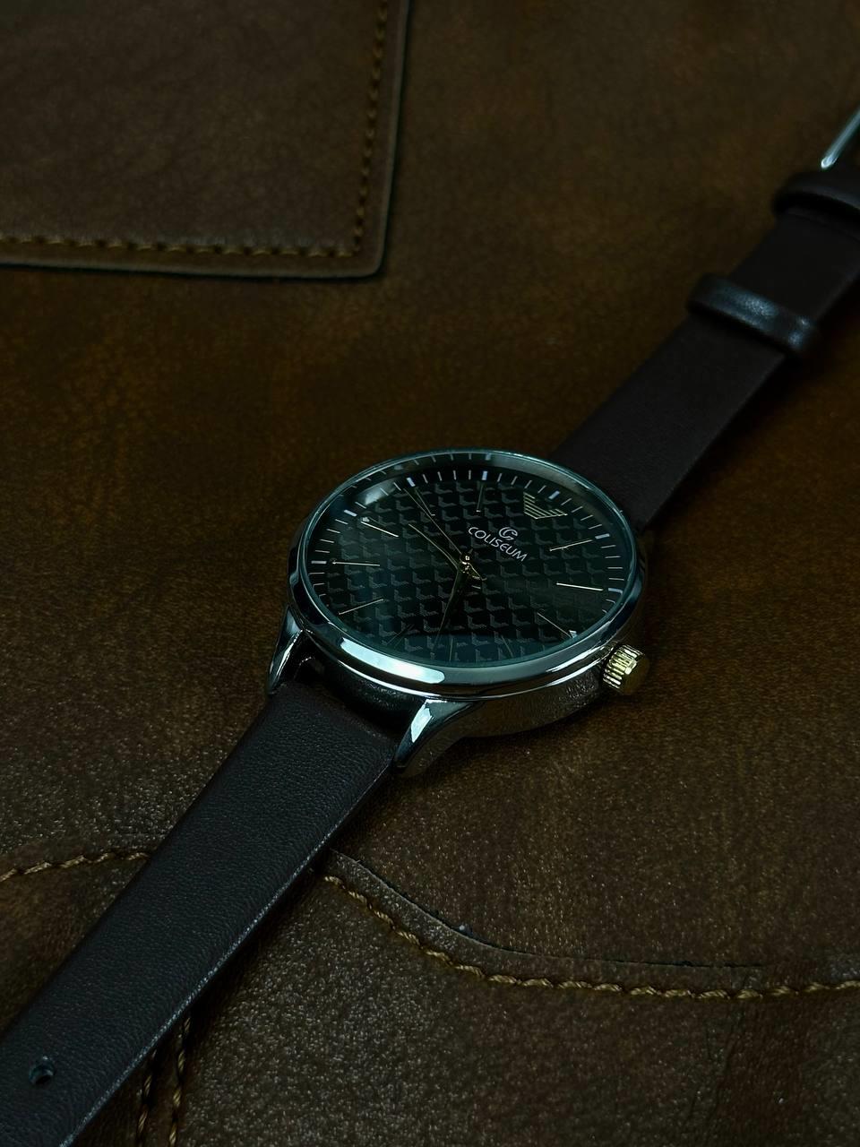 C.S Women Brown Cord Vintage Wristhwatch