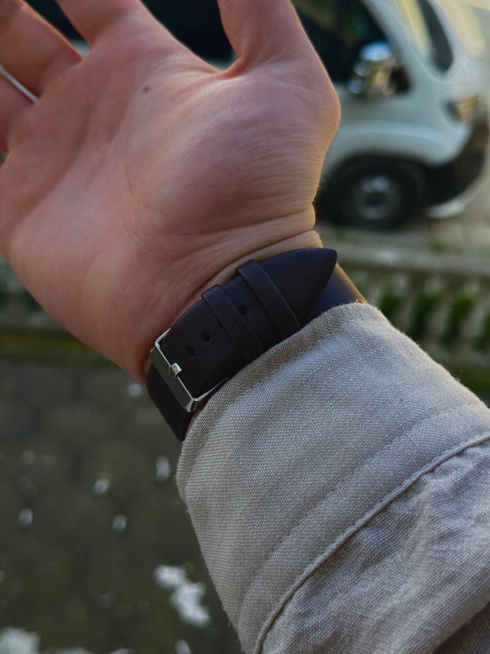 C.S Dark Brown Cord Vintage Wristhwatch