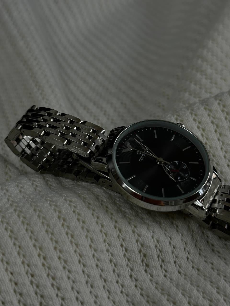 C.S Woman Silver Cord Vintage Wristhwatch