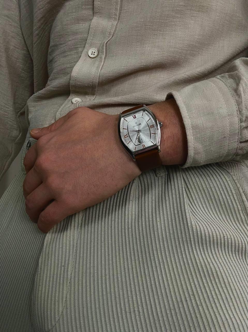 C.S Brown Cord Vintage Wristhwatch