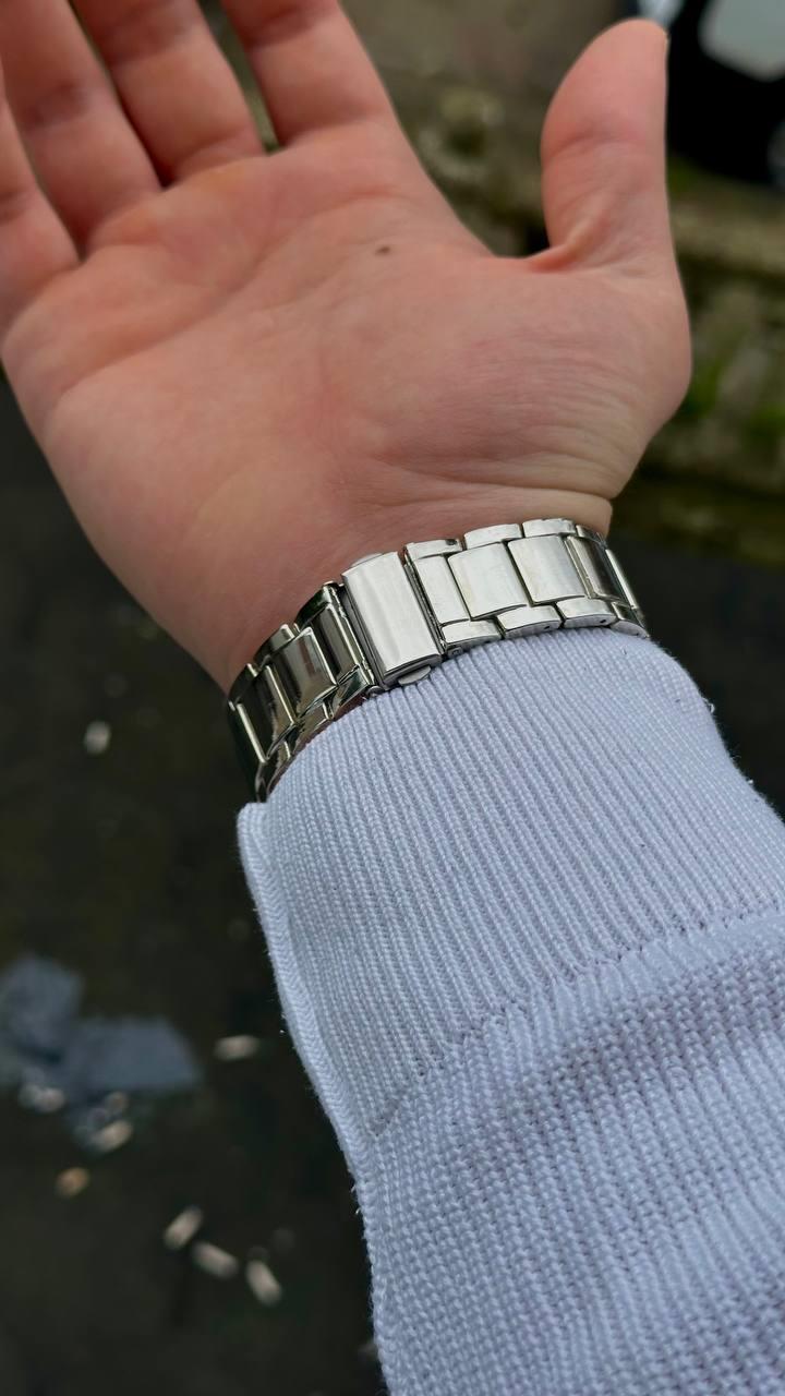 C.P Silver Cord Old Money Wristhwatch