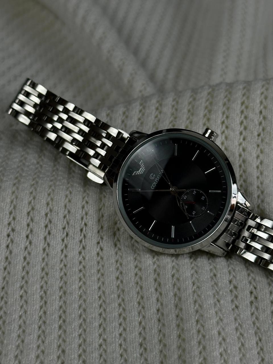 C.S Woman Silver Cord Vintage Wristhwatch