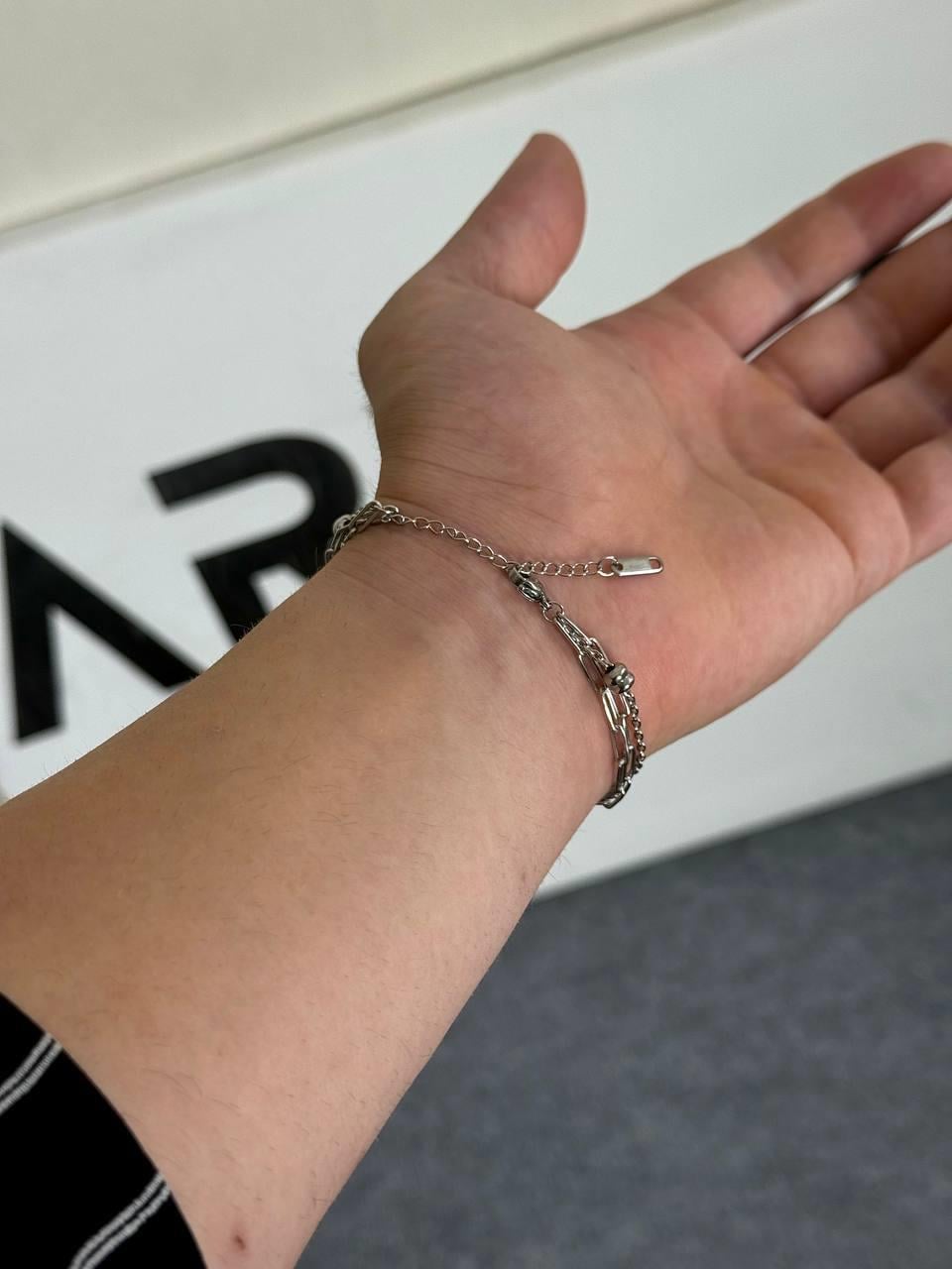 Double Long Chain Bracelet