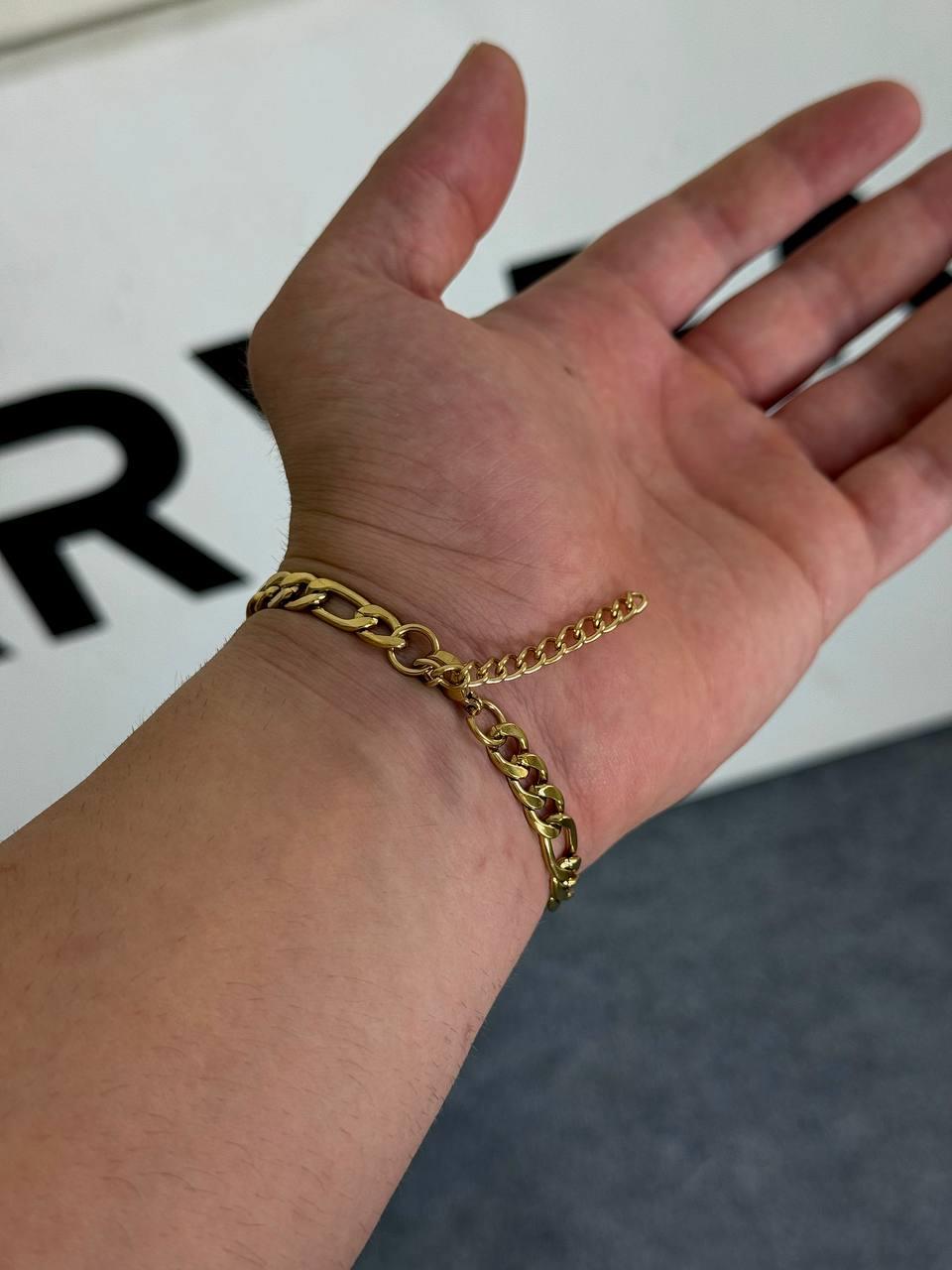 Gold Figaro Bracelet