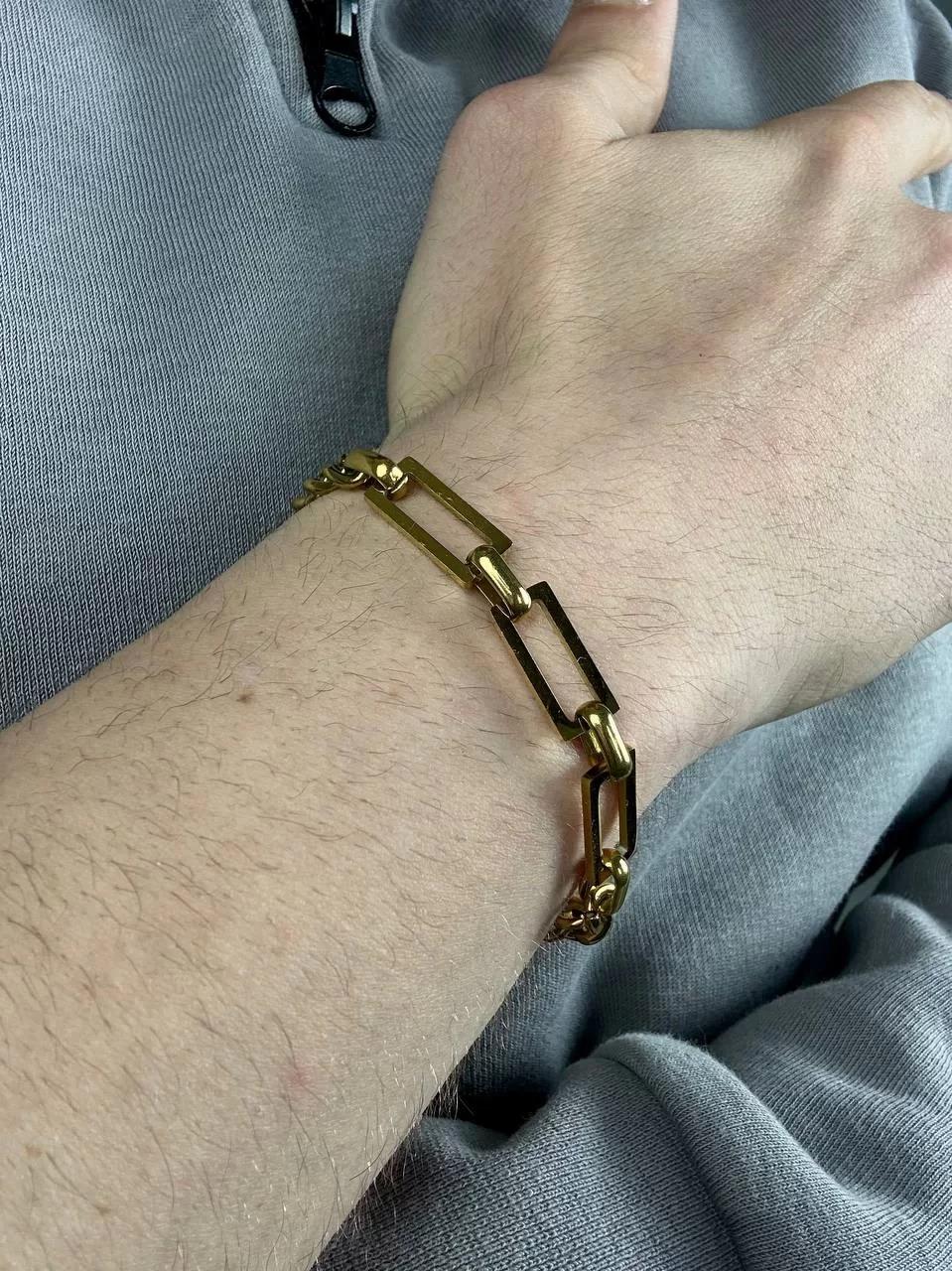 Gold Long Chain Bracelet