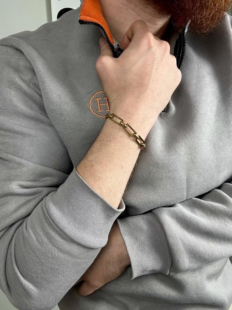 Gold Long Chain Bracelet