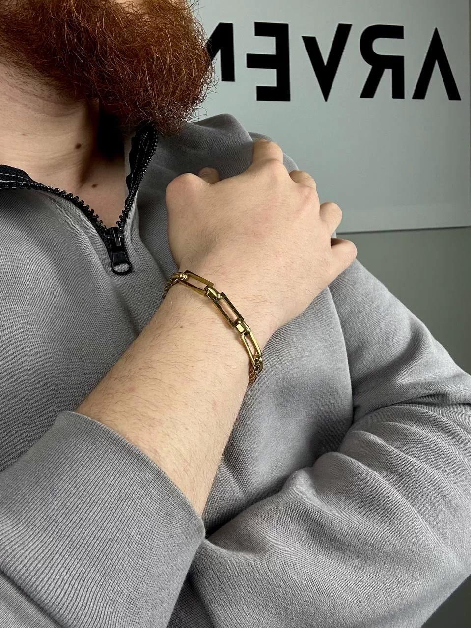 Gold Long Chain Bracelet