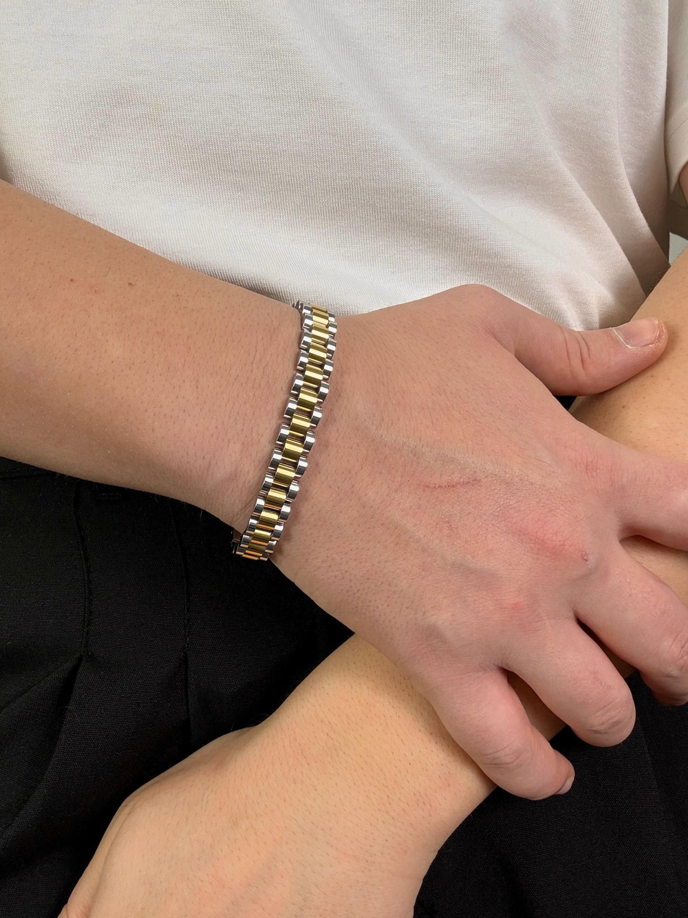 Gold - Silver Rolex Bracelet