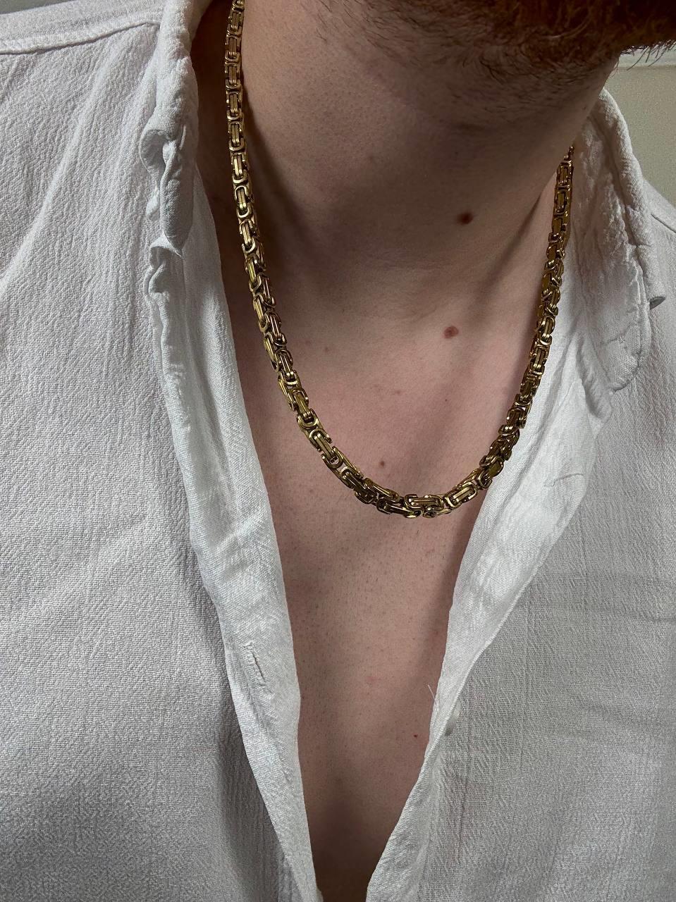 Gold Thick Chain Necklace
