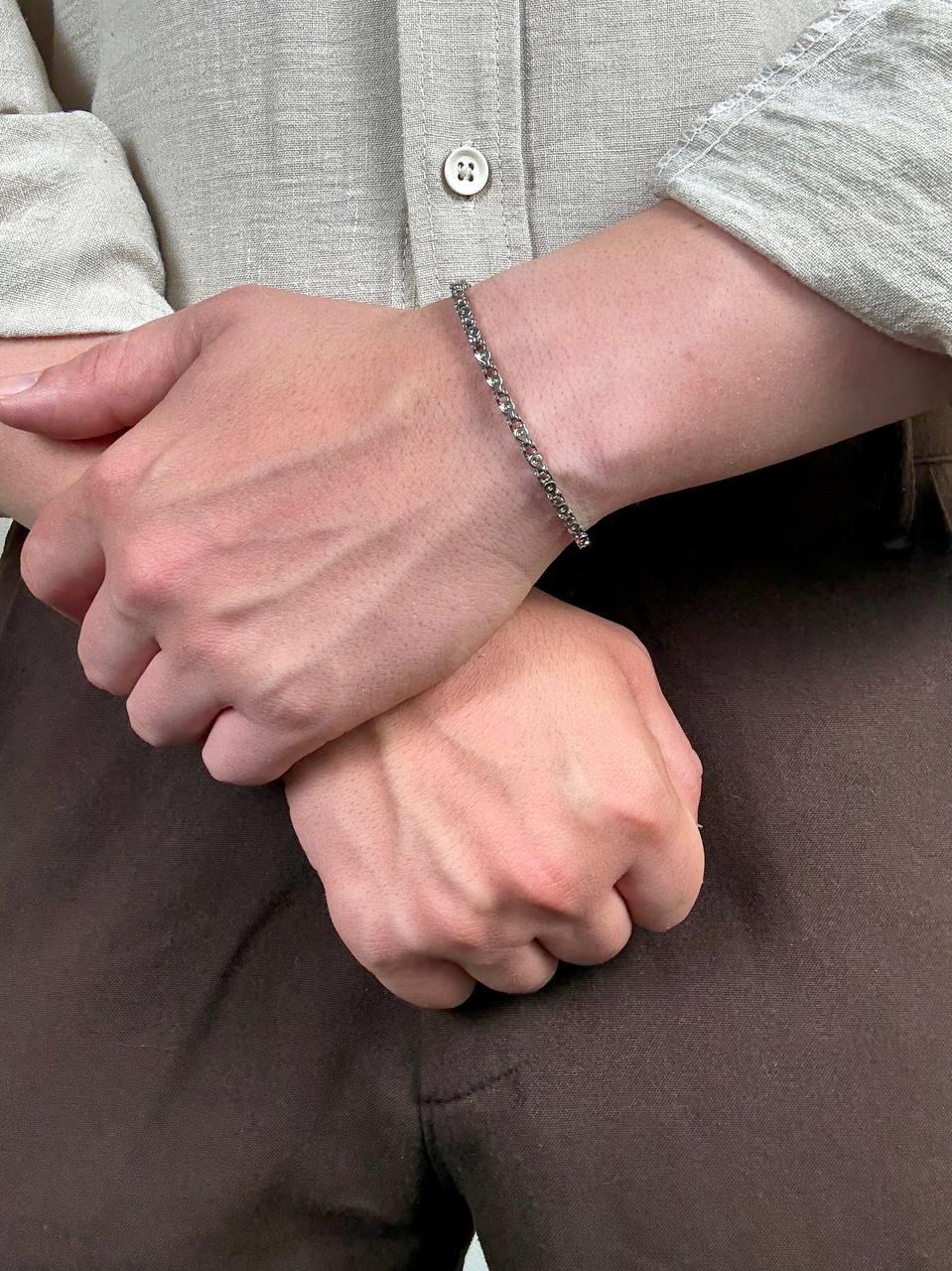 Patterned Chain Bracelet