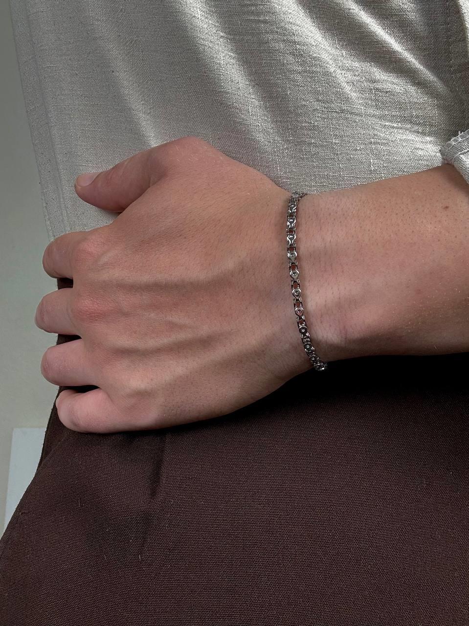Patterned Chain Bracelet