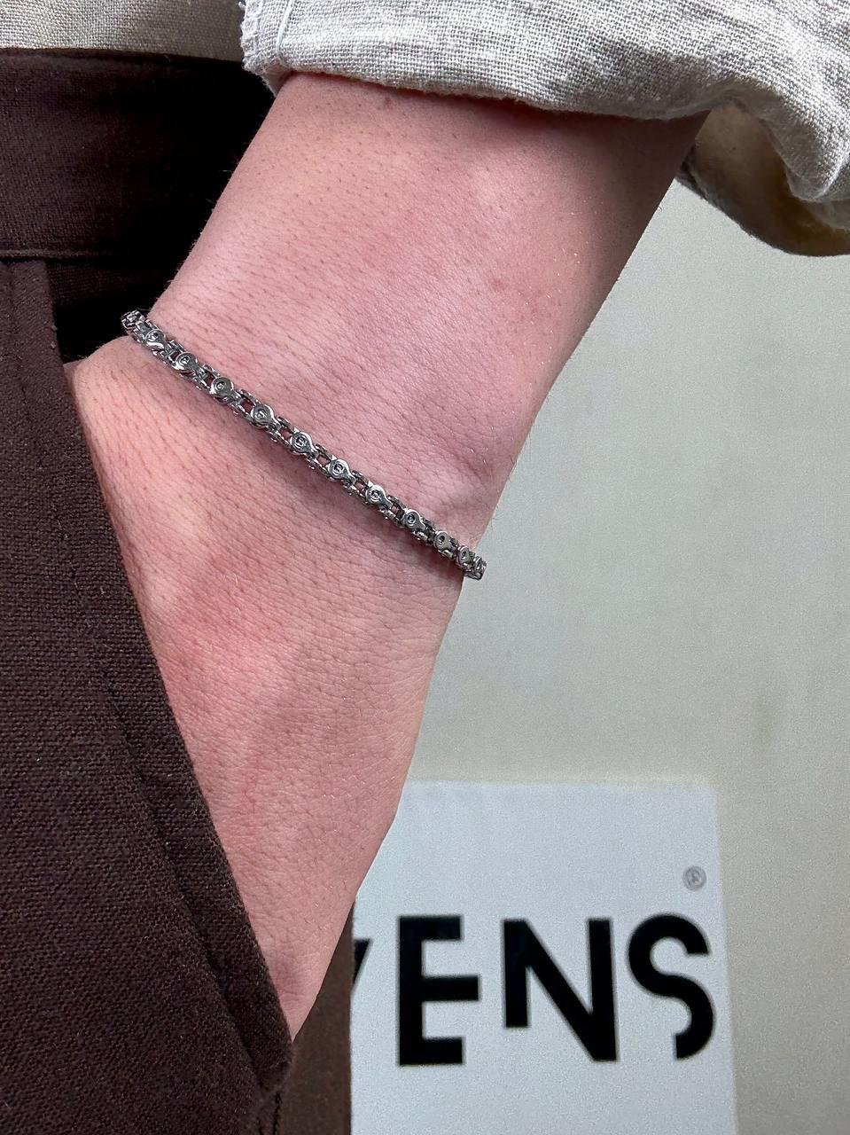 Patterned Chain Bracelet